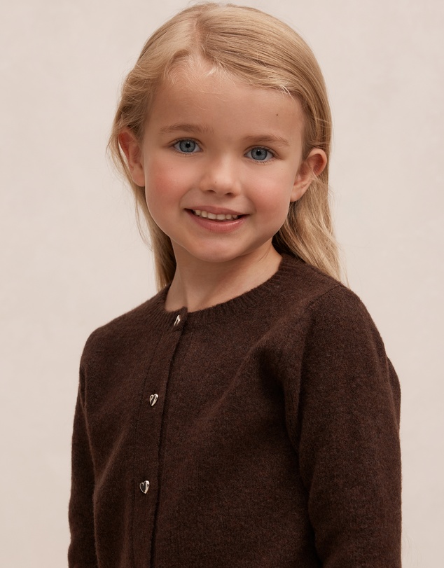 Forever New Girls - Hallie Crew Neck Girls Cardigan