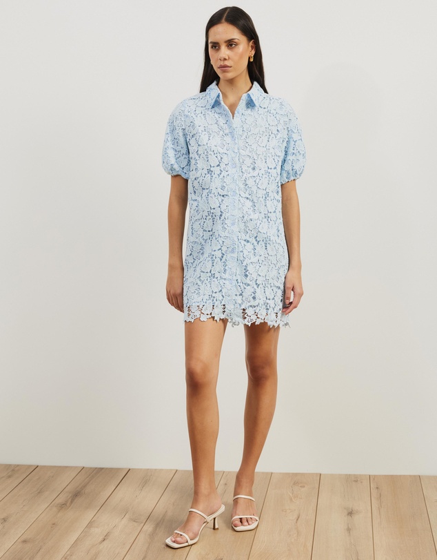 Atmos&Here - Rio Broderie Shirt Dress