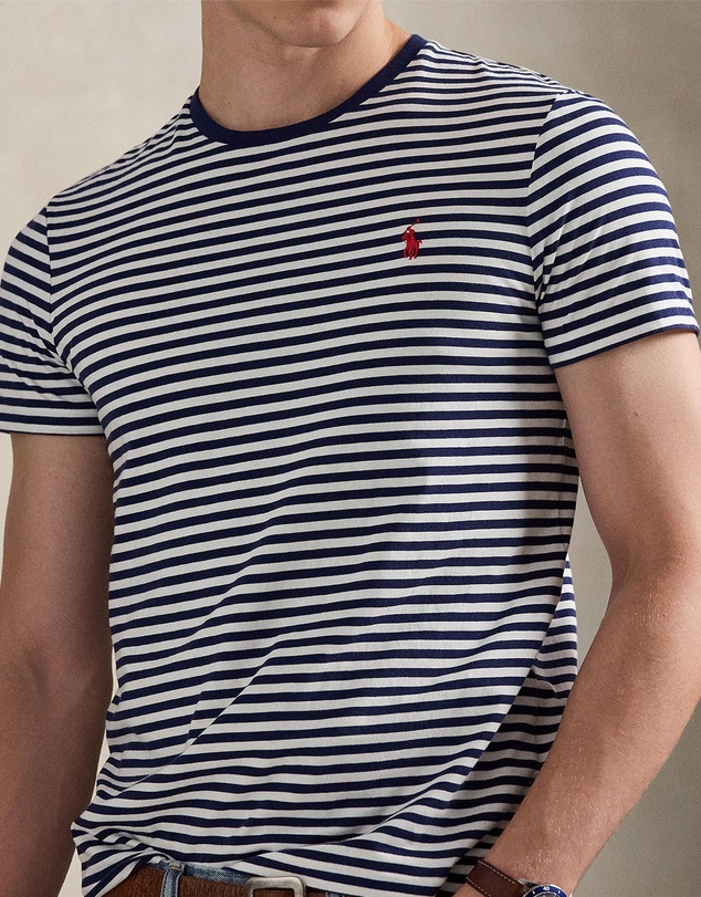 Polo Ralph Lauren - Custom Slim Fit Striped Jersey T-Shirt