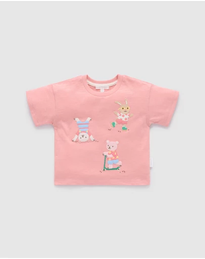 Purebaby - Friendship Relaxed Tee -Kids-Babies
