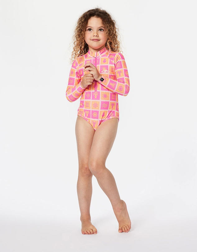 Rip Curl - Sun UPF Long Sleeve Surf Suit - Girls (1-8 years)