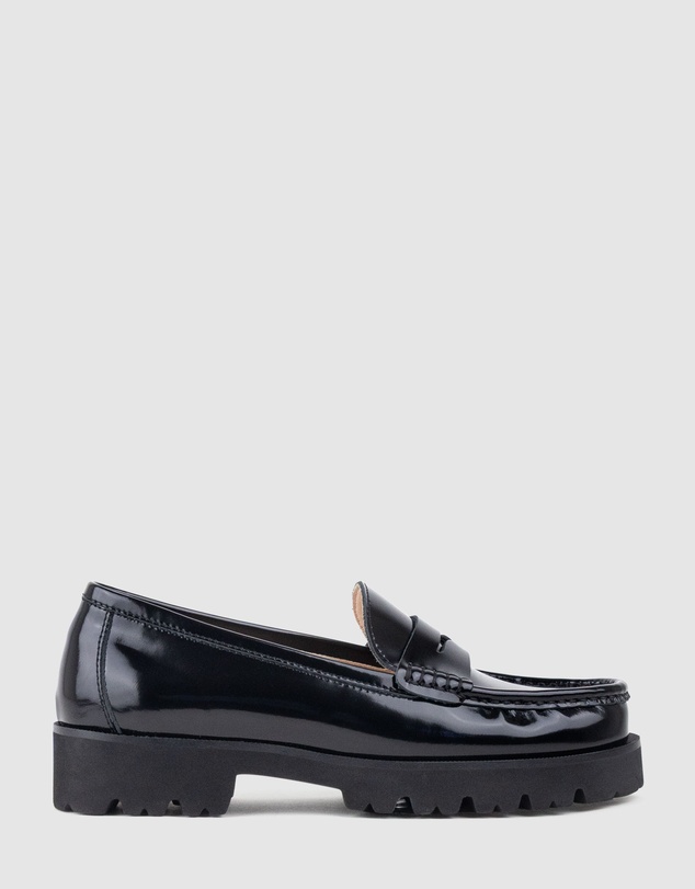 Edward Meller - HENDRIX Penny Loafer on Chunky Sole