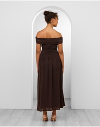 Pilgrim - Alyssa Off Shoulder Maxi Dress