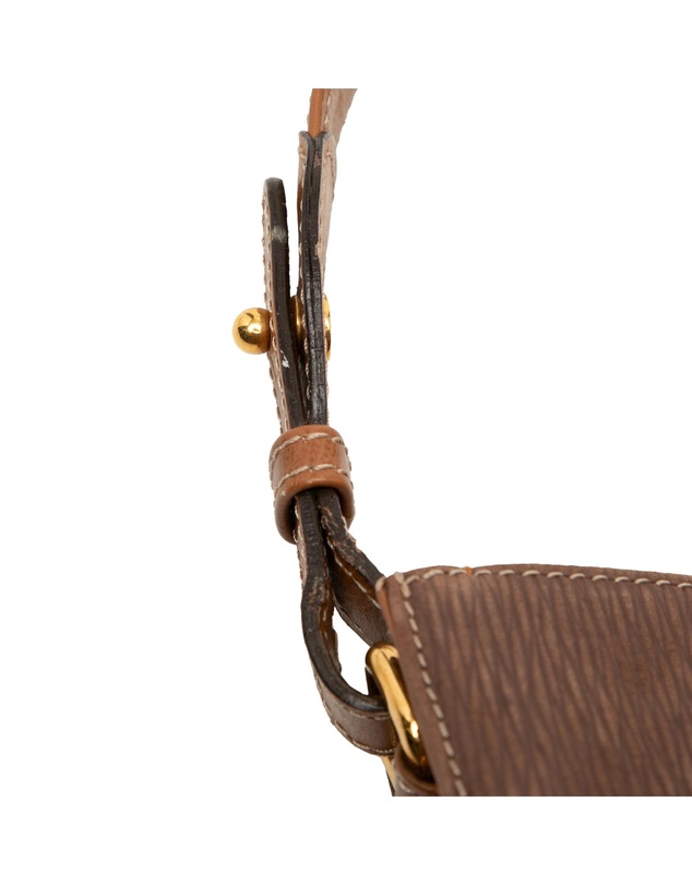 Loewe - Pre-Loved Leather Velasquez Twist Shoulder Bag