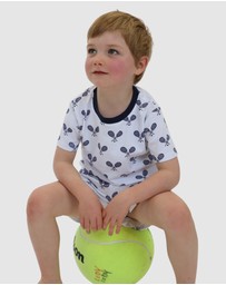 Sant And Abel - Kids Tennis Navy Short PJ Set