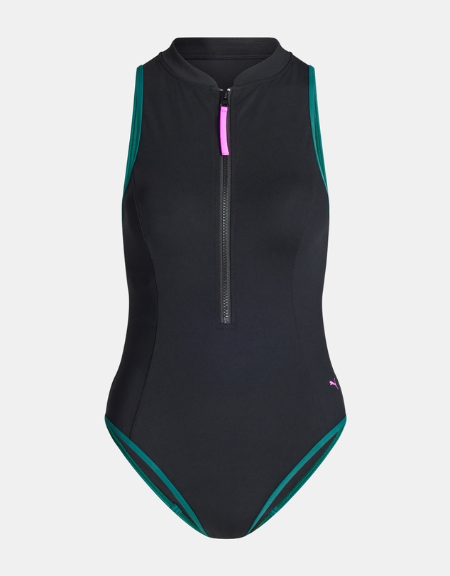 Modibodi - Puma X Modibodi Swimwear Zip Front One Piece Super Absorbency