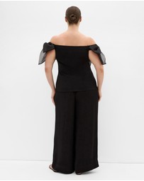 City Chic - Macie Bow Detail Top