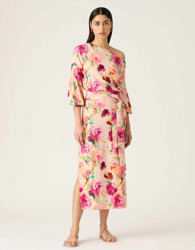 MOS The Label - Stella Knit One Shoulder Dress