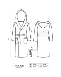 Linen House Kids - Plush Cherrylicious Kids Robe