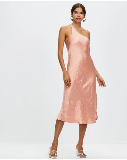 Third Form - Crush Bias One Shoulder Dress