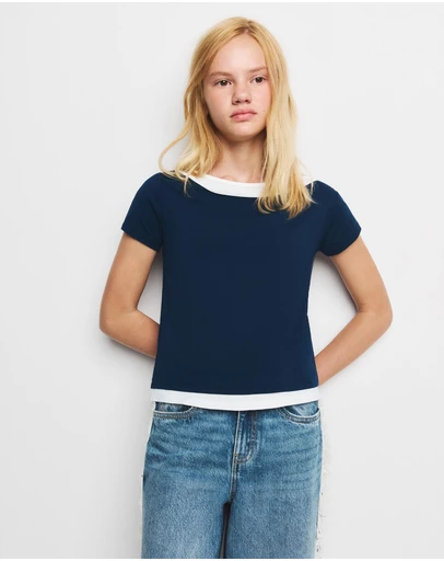 M.N.G - Layer T-Shirt - Kids-Teens