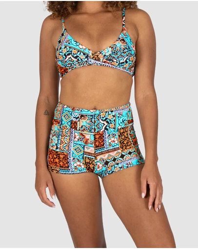 Baku Swimwear - Tulum Extra Firm Beach Short Bikini Bottom