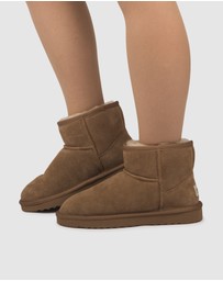 AusWooli Ugg Boots - Bondi Short Sheepskin Ankle Boot