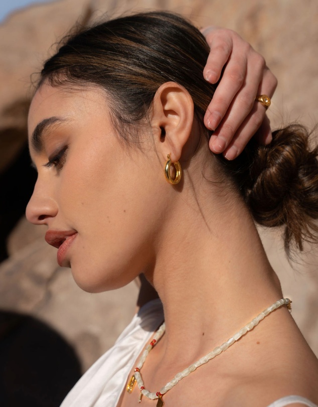 Ottoman Hands - Caprice Hoop Earrings