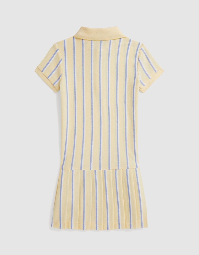 Polo Ralph Lauren - Striped Oxford Mesh Polo Dress - Babies-Kids