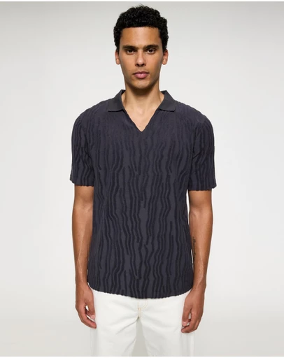 Scotch & Soda - Jacquard Terry Polo