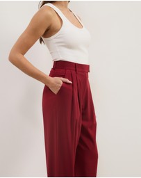 Atmos&Here - Ellie Pleated Wide Leg Pants