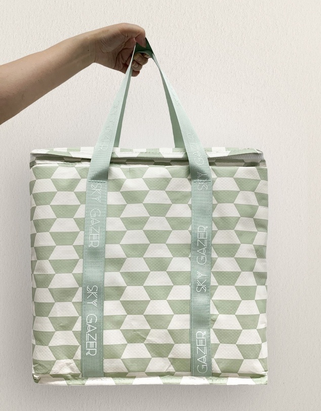 Sky Gazer - Insulated Freezer Shopping Bag - Green