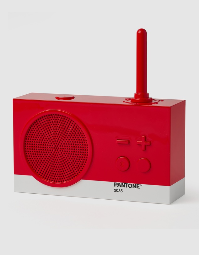 Lexon - Lexon Thykho 3 Fm Radio & Bluetooth Speaker PANTONE -2035 Red