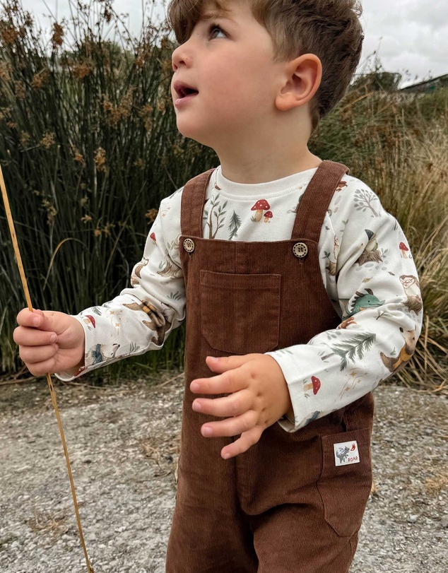 Purebaby - Magical Forest Thick Long Sleeve Tee -Kids-Babies