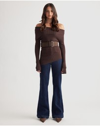 Decjuba - Mariah Off Shoulder Knit Top