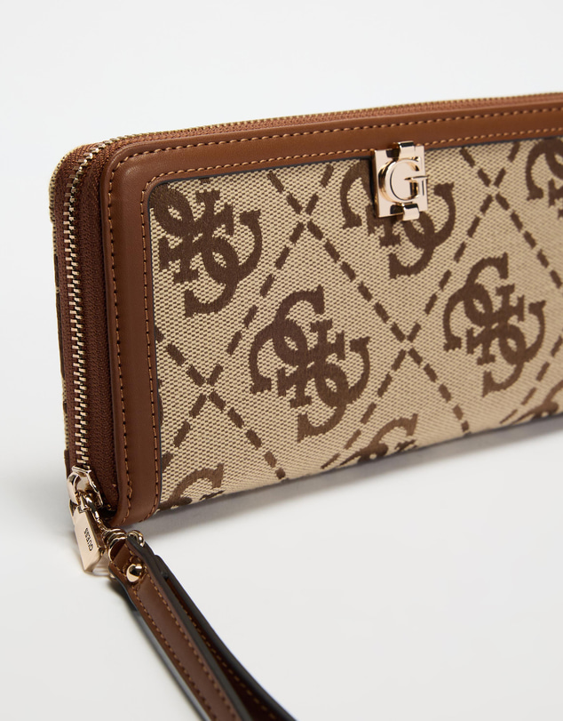 GUESS - Audrey Logo Large Zip Around Wallet