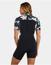 Roxy - Womens 2mm Swell Natural Back Zip Springsuit
