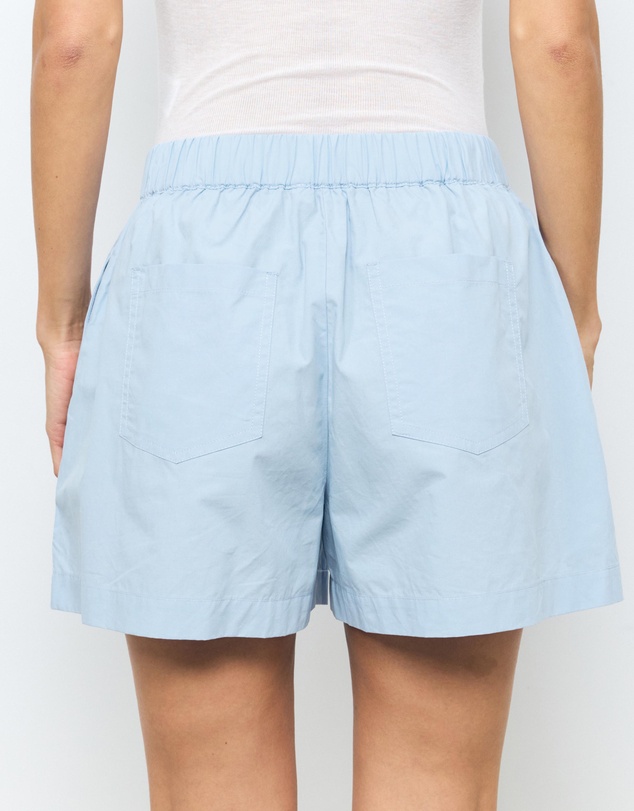 AERE - Sabrina Wide Leg Mid Waisted Shorts