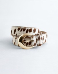 & Other Stories - Cow-Print Leather Belt