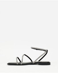 SPURR - Diamond Ankle Strap Sandals - ONLINE EXCLUSIVE