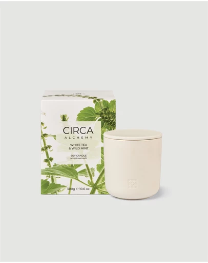 CIRCA - White Tea & Wild Mint Soy Candle