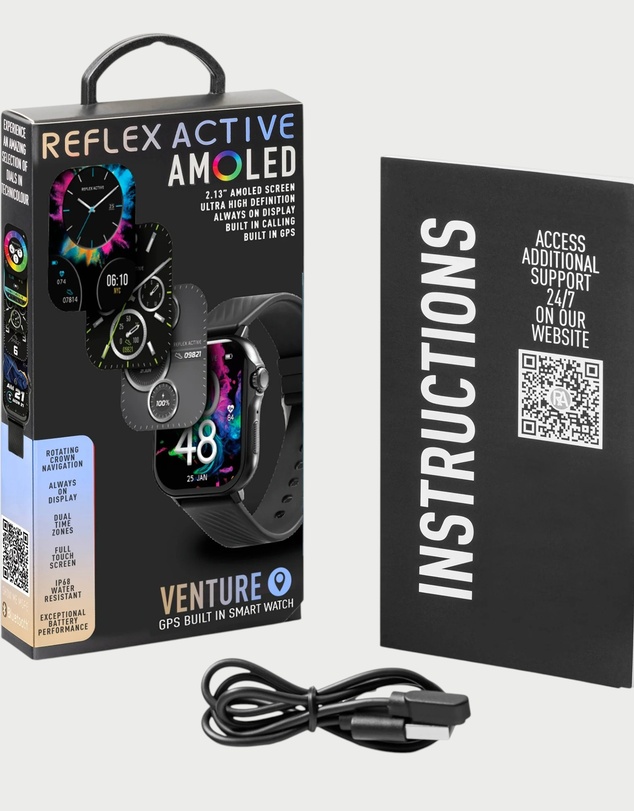Reflex Active - Reflex Active VENTURE XL Black Strap Watch