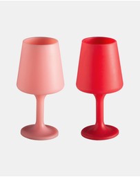 porter green - swepp silicone unbreakable wine glasses