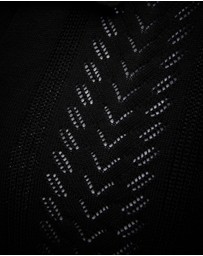 Politix - Pointelle Panelled Trophy Neck Knit