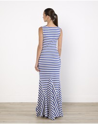 Cirkular - Pre-Loved - Luuda Striped Jersey Maxi dress