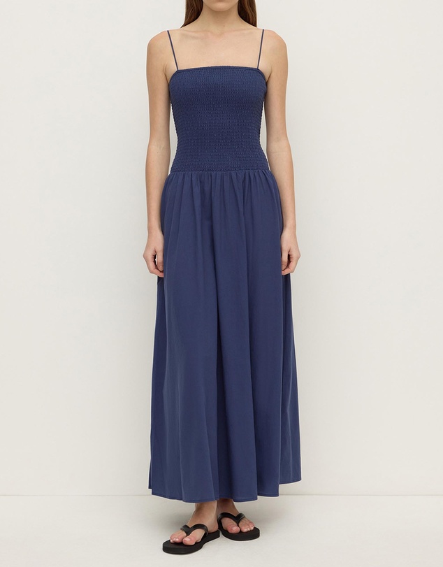 Assembly Label - Connie Cotton Shirred Dress