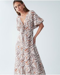 ST MRLO - Blossom Midi Dress