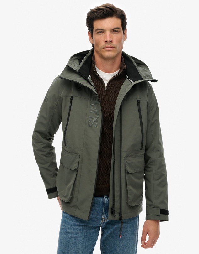 Superdry - Slim Fit Hood Ultimate Embroidered Windbreaker