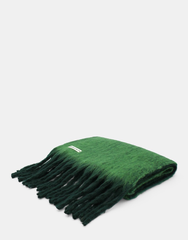 Morgan & Taylor - Cosette Chunky Two-Toned Scarf in Dark Green