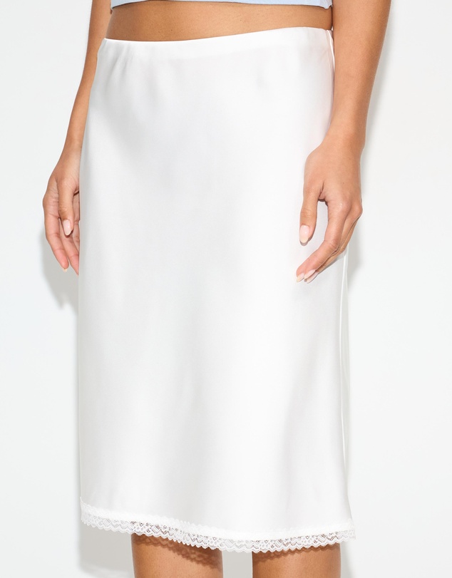 Dazie - Alice Satin Midi Skirt