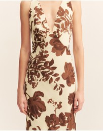 Shona Joy - Noa Plunged Maxi Dress