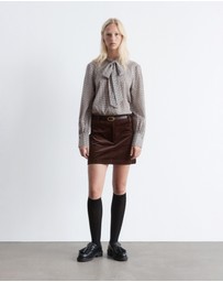 & Other Stories - Silk-Blend Bow-Detail Blouse