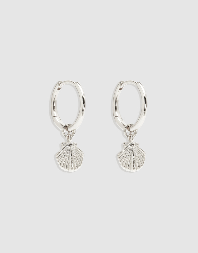 By Charlotte - By the Shore Shell Hoops