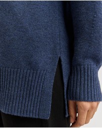 Toorallie - Relaxed Longline Zip Polo