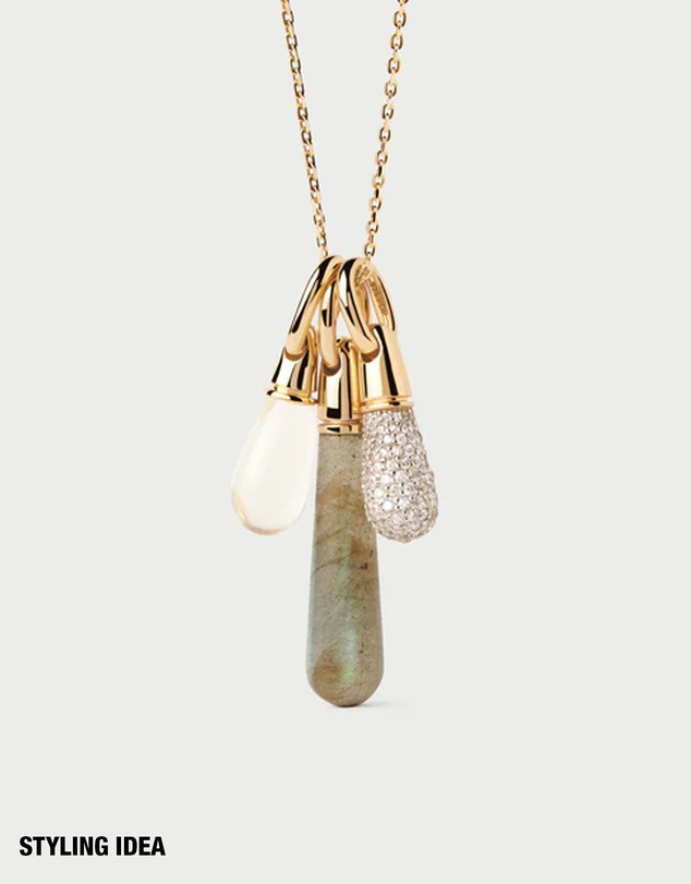 PDPAOLA - Rock Crystal Drop Pendant