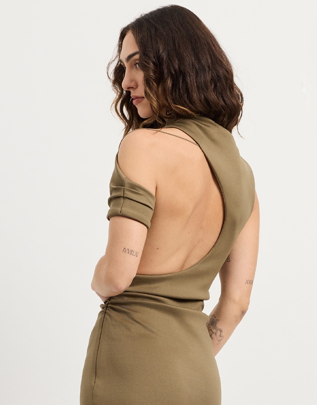 TOJHA - XYLA ASYMMETRIC MAXI DRESS
