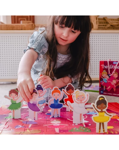 Sassi - 3D Puzzle And Book Learn Colours Ballerinas