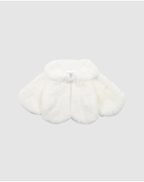 Bebe by Minihaha - Petal Faux Fur Jacket - Babies