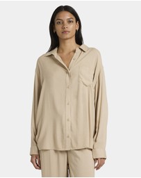 RVCA - Womens Showdown Long Sleeve Shirt