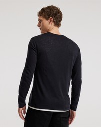 Calibre - Long Sleeve Double Layer T-shirt Ink
